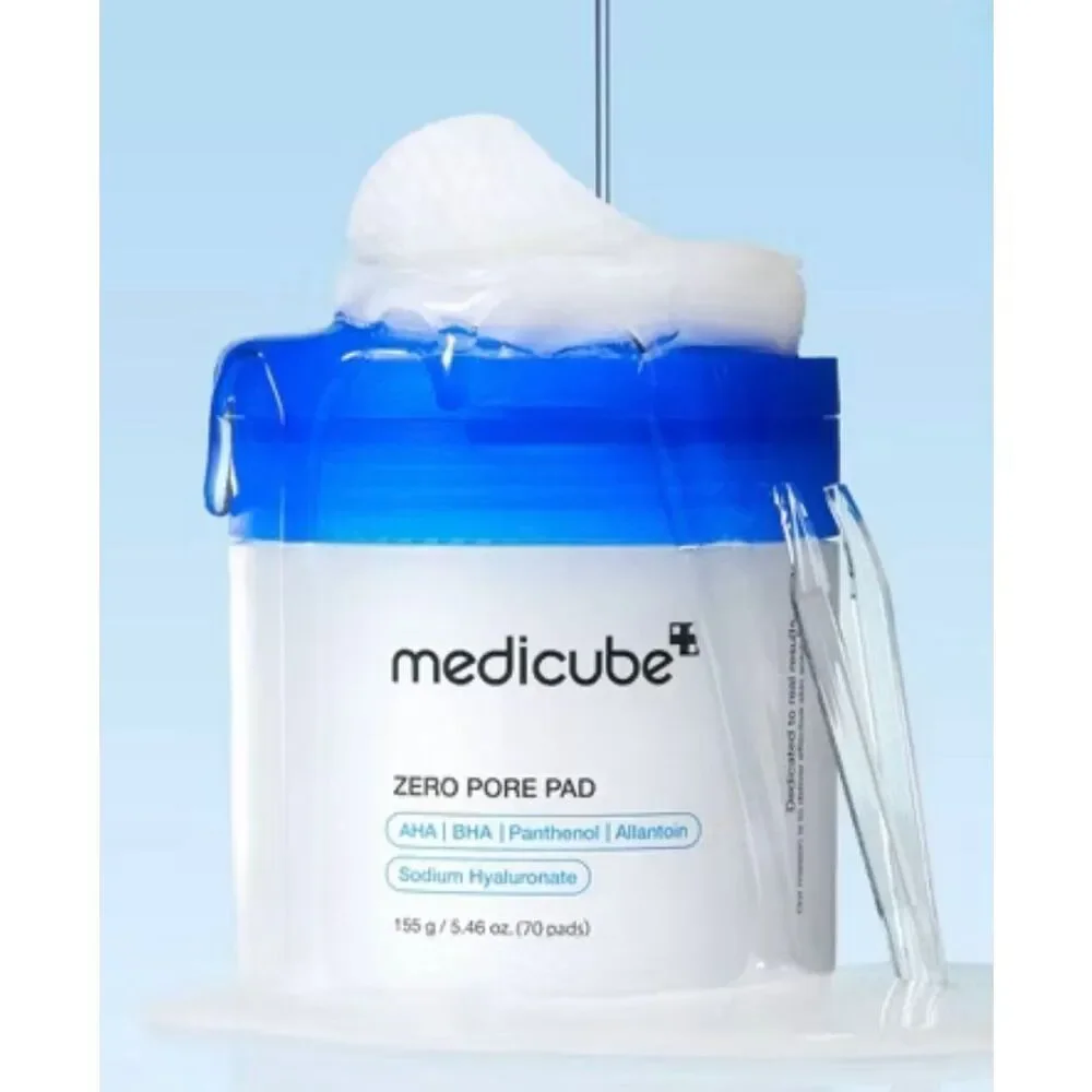 MEDICUBE - NWTIB Zero Pore Pad 2.0, 70 Dual-Textured Toner Pads/Exfoliation